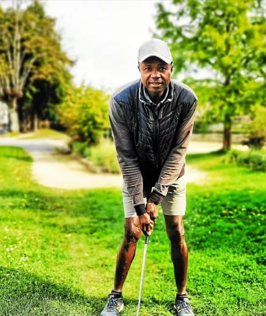Marcel Madinangue, professionnel et professeur de Golf à Caden